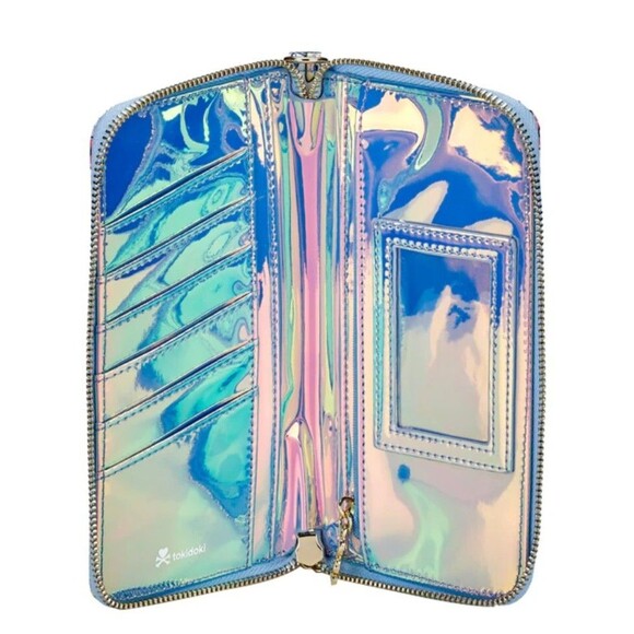 Tokidoki Naughty or Nice Long Wallet w/ Crossbody Adjustable Removable Strap NWT - Picture 5 of 6